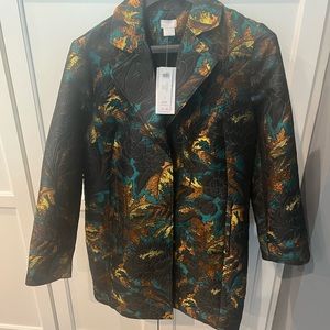 Brand new with tags multicolor jacket from Chicos size 1